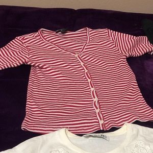 Striped red shirt ❤️
